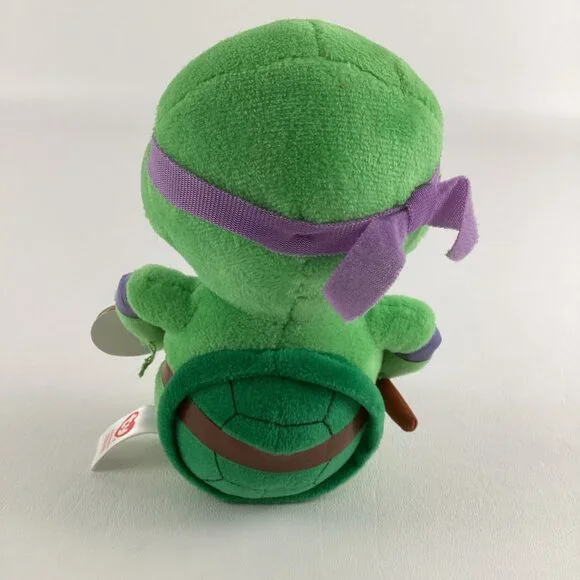 Ty Teenage Mutant Ninja Turtles Donatello 6" Plush Stuffed Donnie 2017 with Tags - Picture 3 of 6